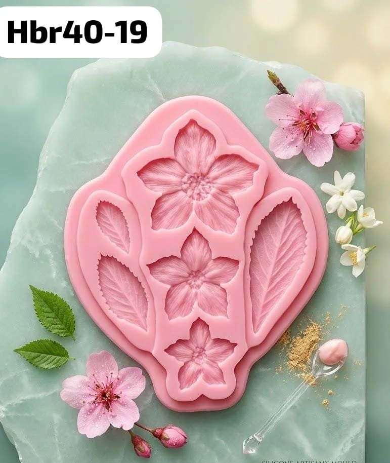 hbr40-19 flower pink mould 49 grm