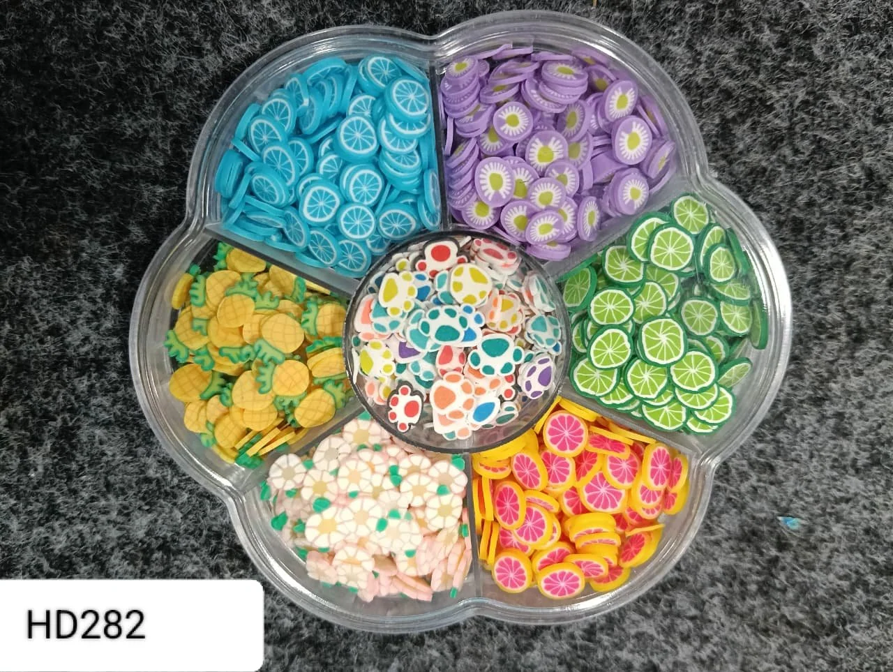hd282 pollymar beads mix dabbi