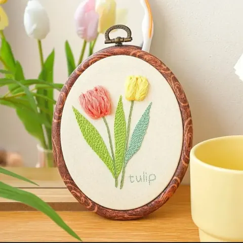 HD286 Oval embrodeiry ring Size :-19x14cm,23x17cm,28x20cm 3 pcs set -290