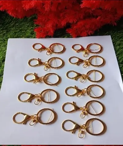 Bluster Keychain Ring Gold Sos