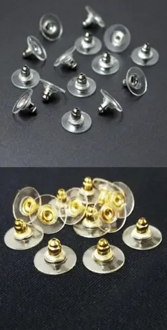 Earing Button 5000 pcs pkt gold and silver