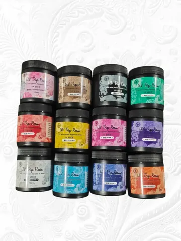 UV dip Resin /100ml/ 12 pcs set colour 12 pic set