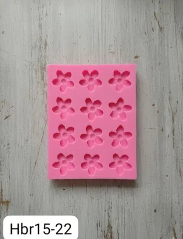 Pink 12 cavity flower size 13*10*0.9146 grm