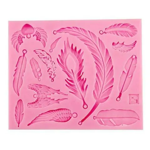 Pink leaf mould size-11.5*9.5cm 96 grm