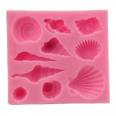 Pink shell 10 cavity mould size-8.3*7.74*1.2
