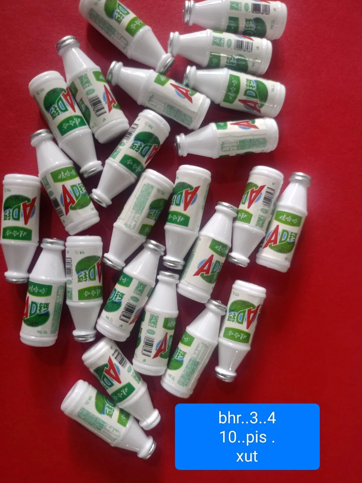 Mini drink bottle 10 pcs xut. min qty 12 pkt