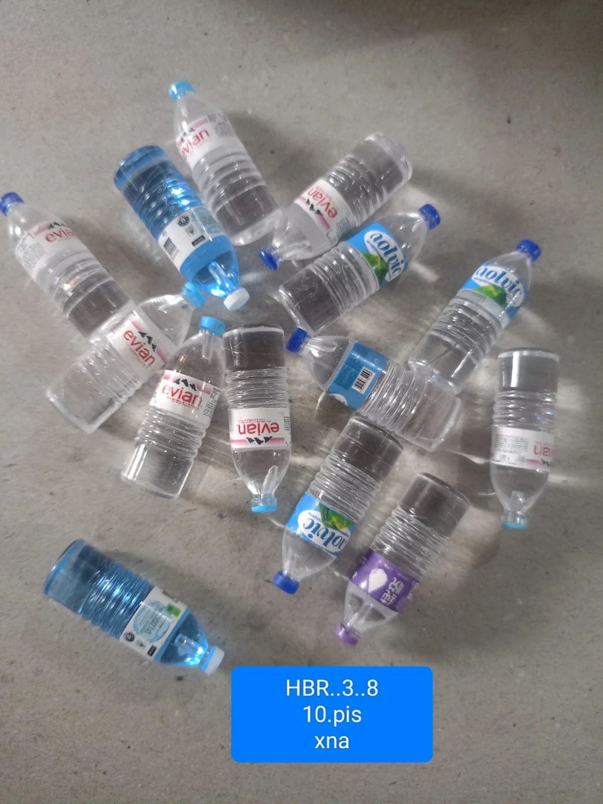 Mini drink bottle 10 pcs xut. min qty 12 pkt