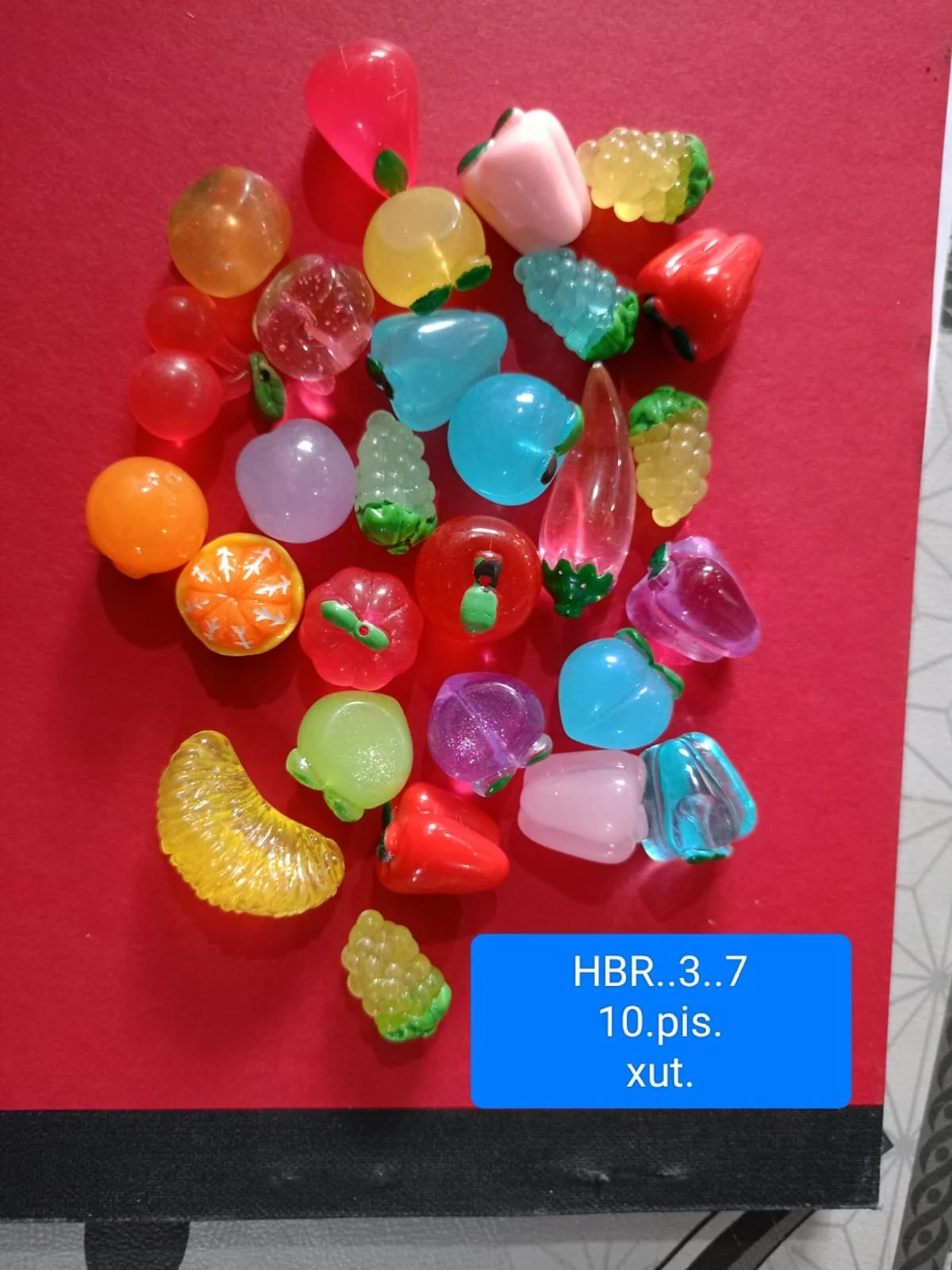 Mini blue bottle chars 10 pcs min qty 12 pkt