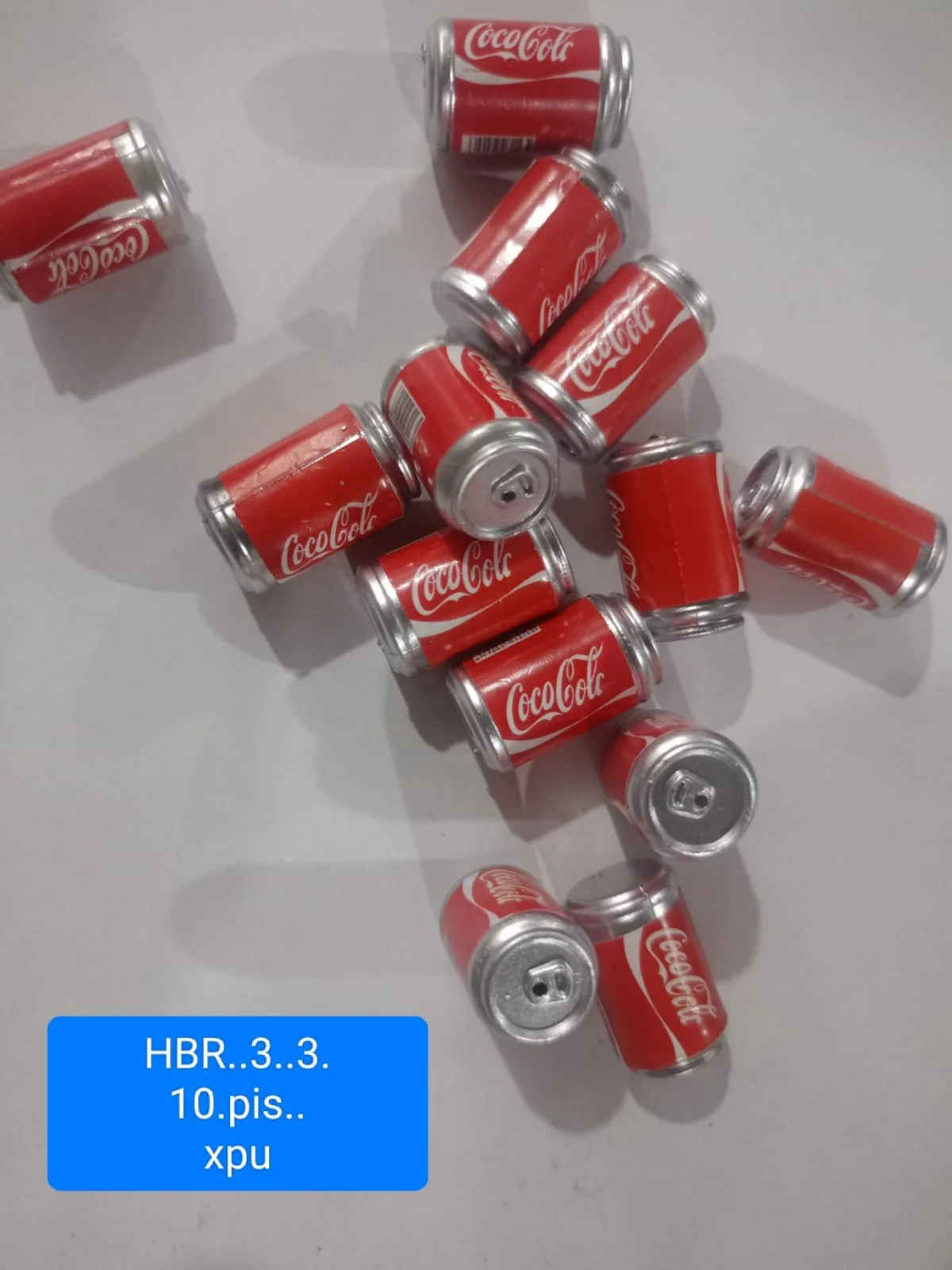 Mini blue bottle chars 10 pcs min qty 12 pkt