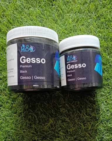 Gesso 500 GRM white and black colour