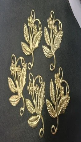 Metal Leaf Gold 30 PCS PKT