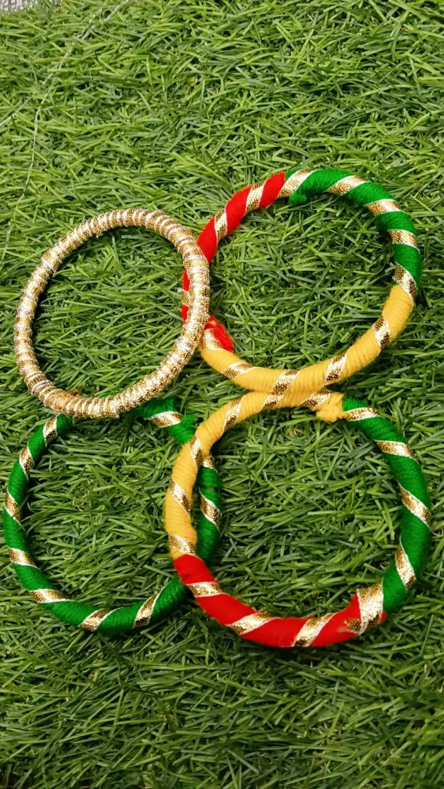 4 pcs plain design bangle for craft