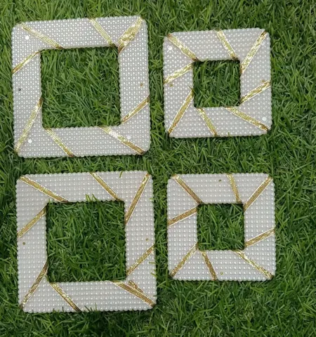 2 pcs square moti design size 3″”