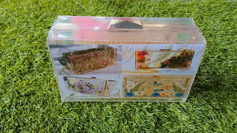 acryclic ctuch bag size 11.5cm x 19.5 cm