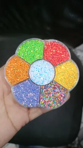 mix glitter dabbi 7 colour combo