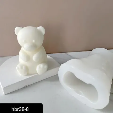 HBR 38-08 Teddy bear Candle mould Small