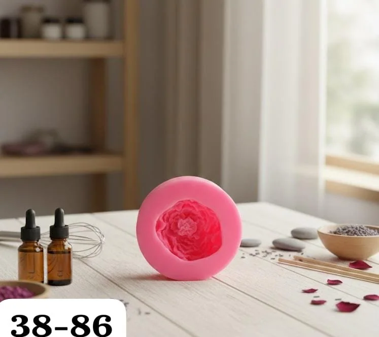 pink flower mould